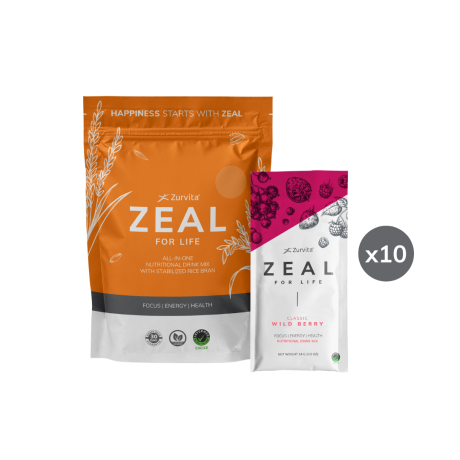 Zeal - Wild Berry - 10 single-serve packets